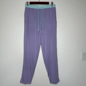 Jambys‎ Breathable No Sweat Sweatpants long Lavender Mint pockets Size M